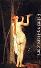 Charles Gleyre A Bacchante painting